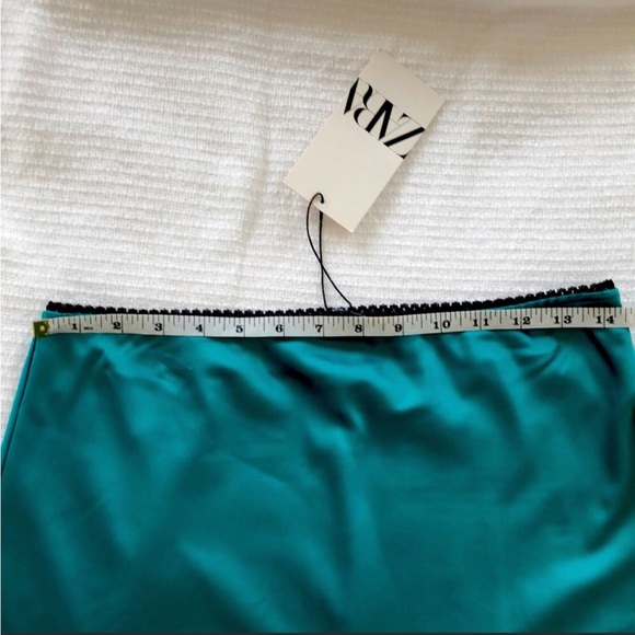 Women’s, Skirts, ZARA, Medium, Turquoise - Picture 3 of 4